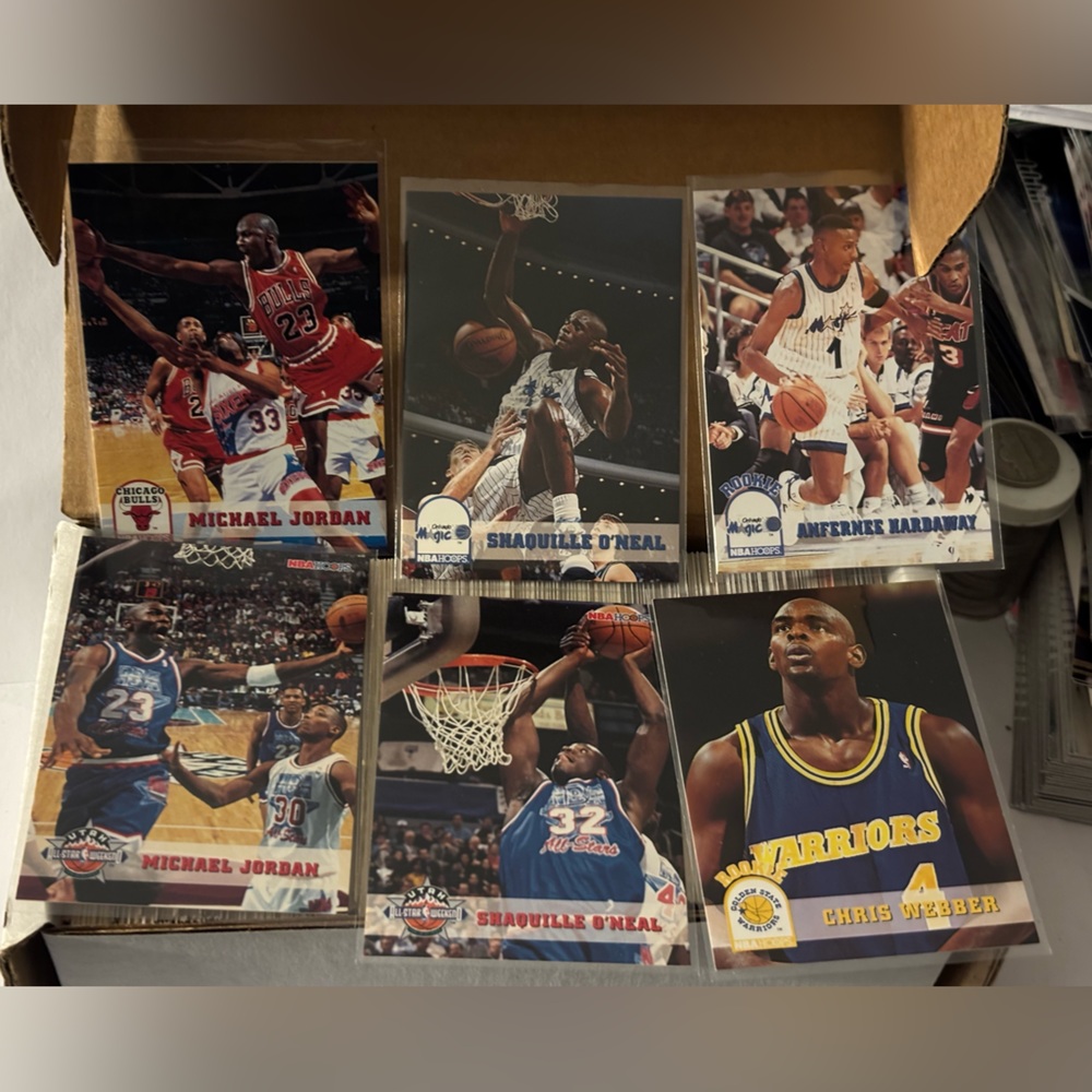 1993-94 Hoops Basketball complete set 1-421 + hoops scoops 1-28 Michael Jordan